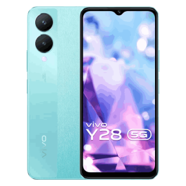 Vivo Y28 5G (Glitter Aqua, 128 GB)  (4 GB RAM) 