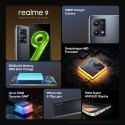 Realme 9 4G (6GB RAM, 128GB Storage, Meteor Black)