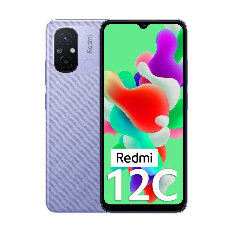 Redmi 12C (6GB RAM, 128GB Storage, Lavender Purple)