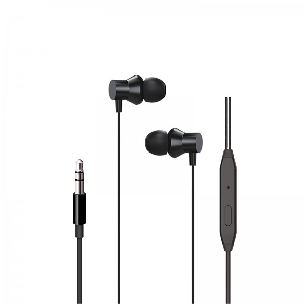 Hapi Pola Flame with inline mic Wired Headset (Black, In the Ear)