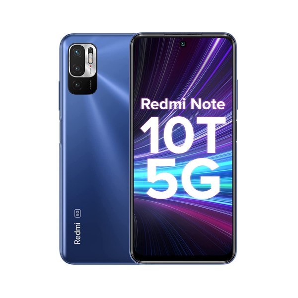Redmi Note 10T 5G (6GB RAM, 128GB Storage, Metallic Blue)