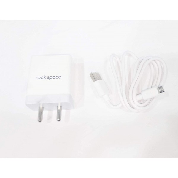 Rock Space T9 3.4 Amp (Dual Port Travel Charger with Micro-USB Cable)