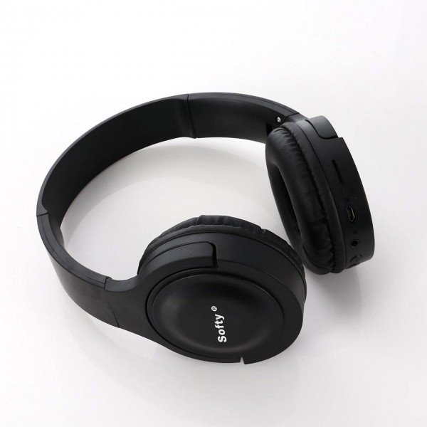 SOFTY Q8 ON-Ear Wireless Bluetooth Headphone with MIC (TF Memory Card Slot, FM, AUX, MIC)