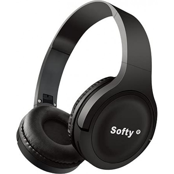 SOFTY Q8 ON-Ear Wireless Bluetooth Headphone with MIC (TF Memory Card Slot, FM, AUX, MIC)
