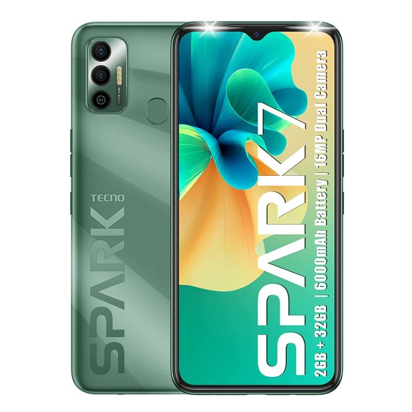 Tecno Spark 7 (Spruce Green, 32 GB)  (2 GB RAM)