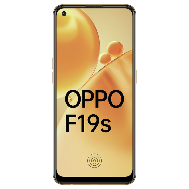 Oppo F19s (6GB RAM, 128GB Storage, Glowing Gold)