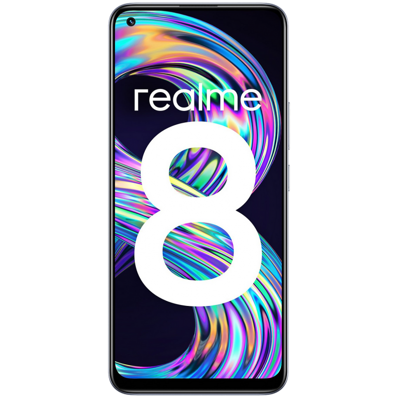 Realme 8 (4GB RAM, 128GB Storage, Cyber Silver)