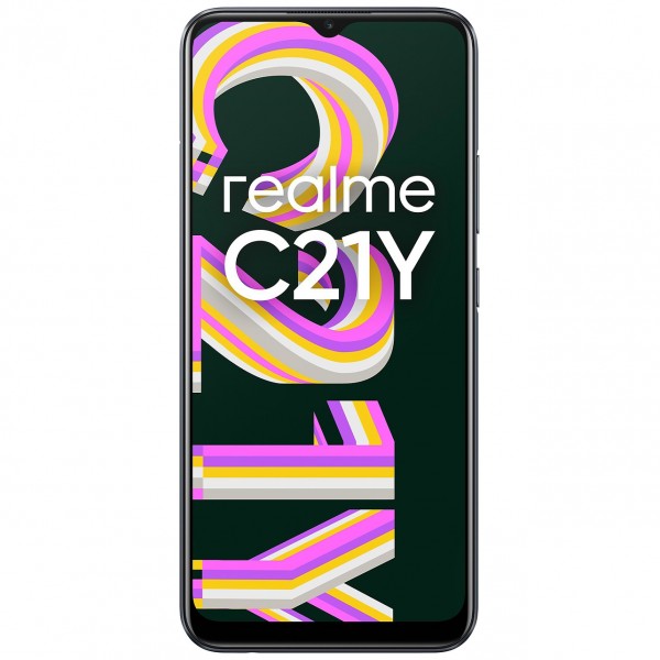 Realme C21Y (4GB RAM, 64GB Storage, Cross Black)