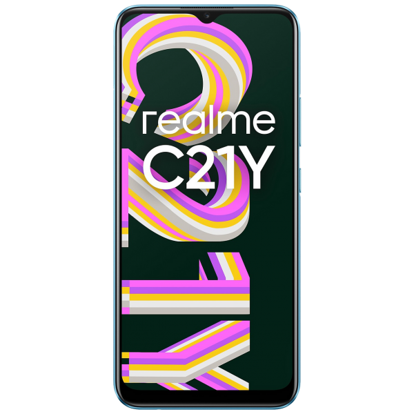 Realme C21Y (3GB RAM, 32GB Storage, Cross Blue)