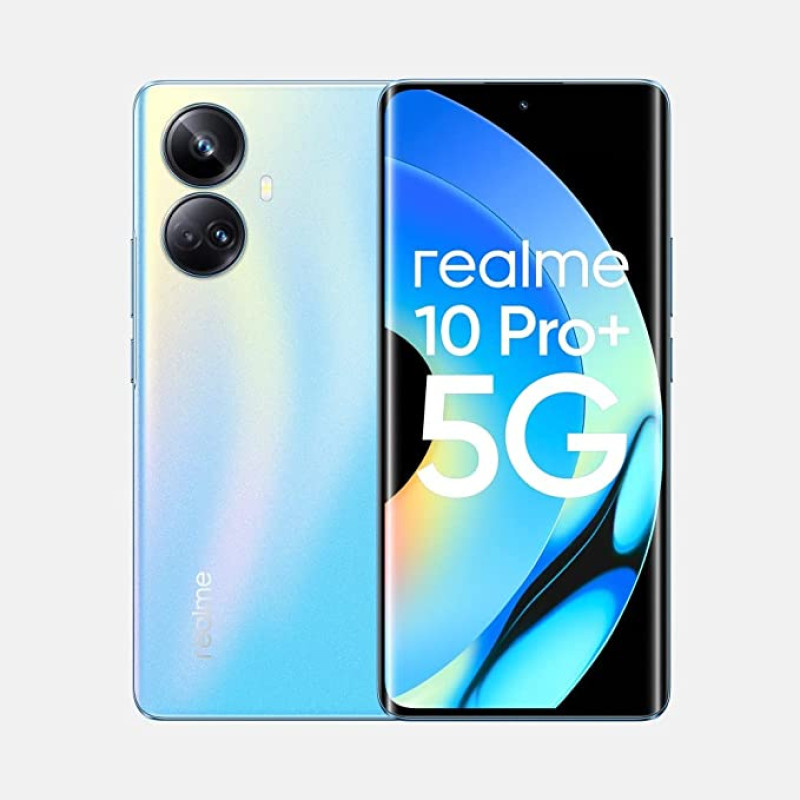 Realme 10 Pro+ 5G (Nebula Blue, 128 GB)  (6 GB RAM) 