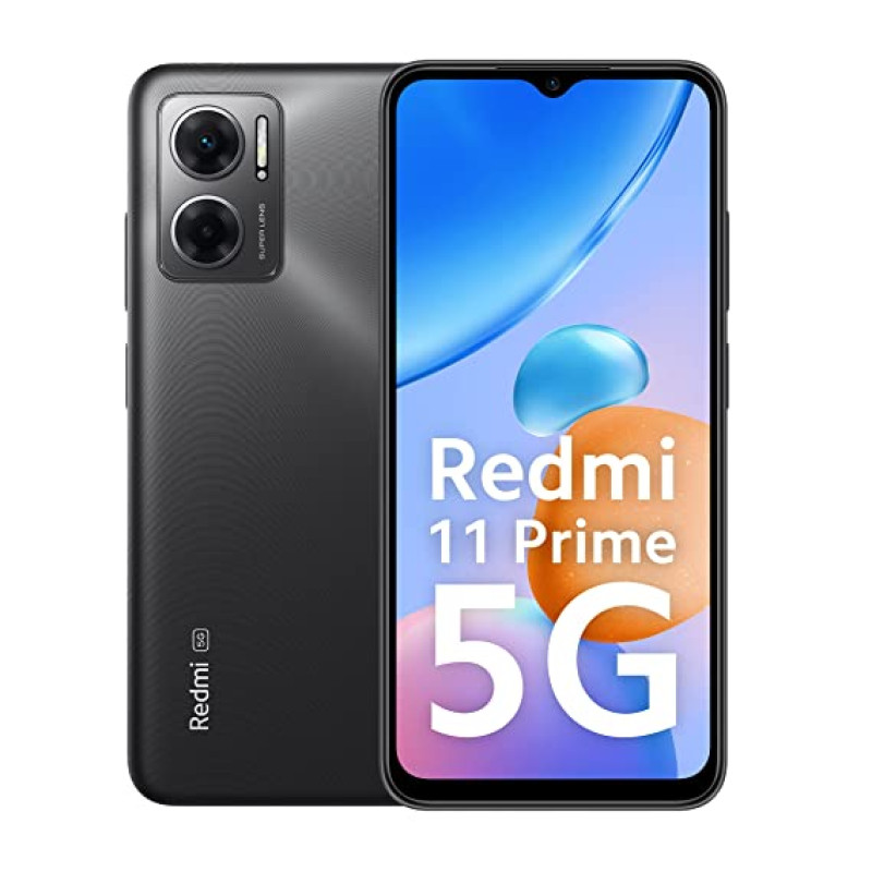 REDMI 11 Prime 5G (Thunder Black, 128 GB)  (6 GB RAM)
