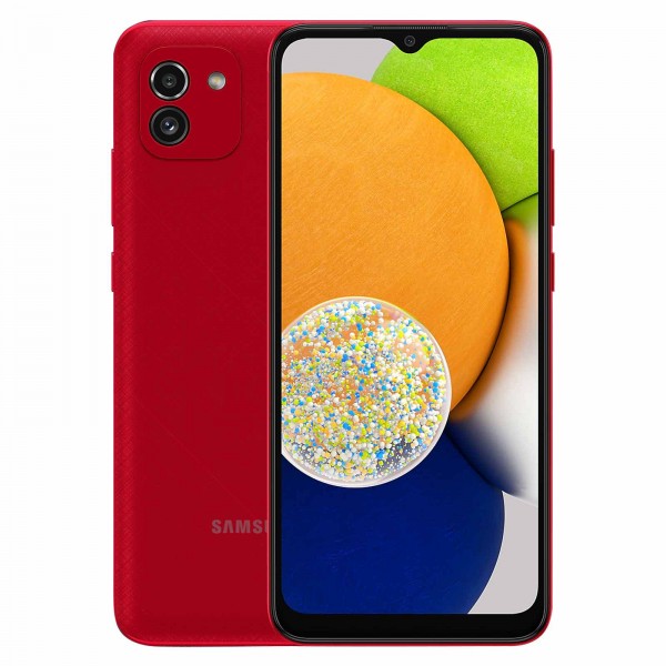 Samsung Galaxy A03 (4GB RAM, 64GB Storage, Red)
