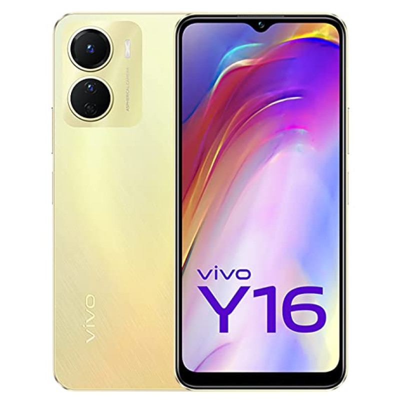 Vivo Y16 (Drizzling Gold, 64 GB)  (4 GB RAM)