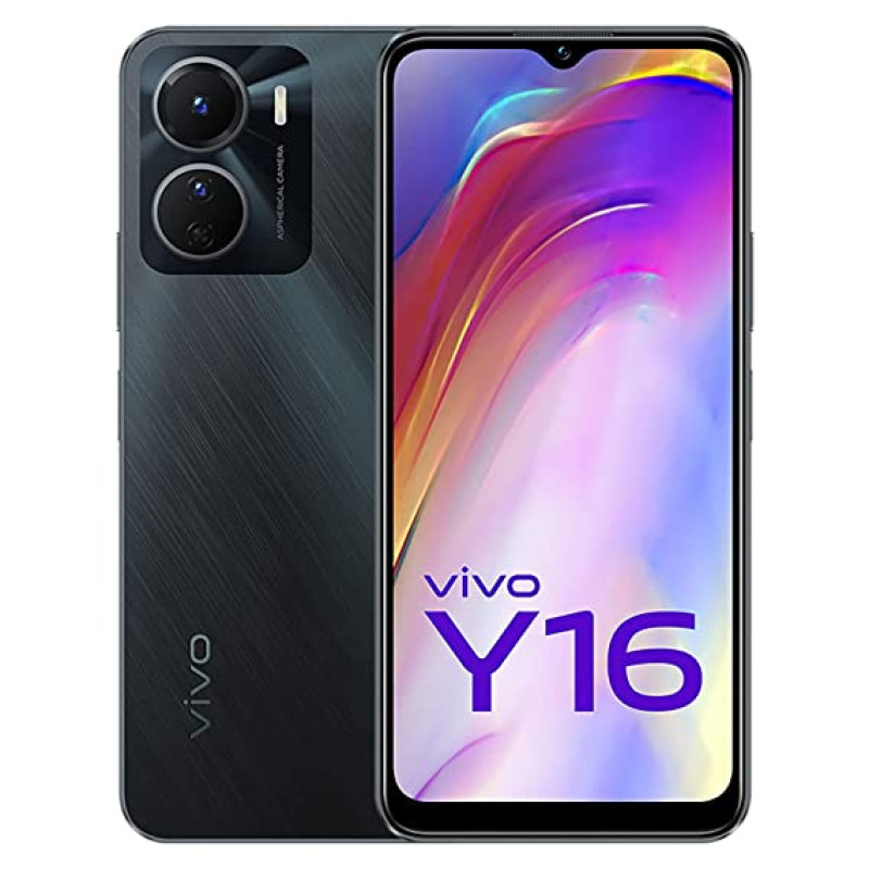 Vivo Y16 (Steller Black, 64 GB)  (4 GB RAM)